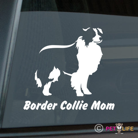 Border Collie Mom Sticker