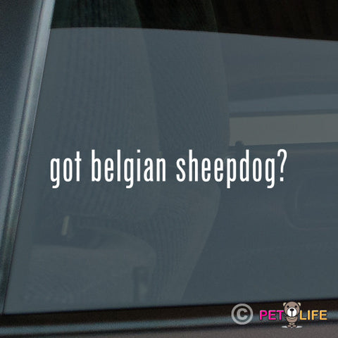 Got Belgian Sheepdog Sticker