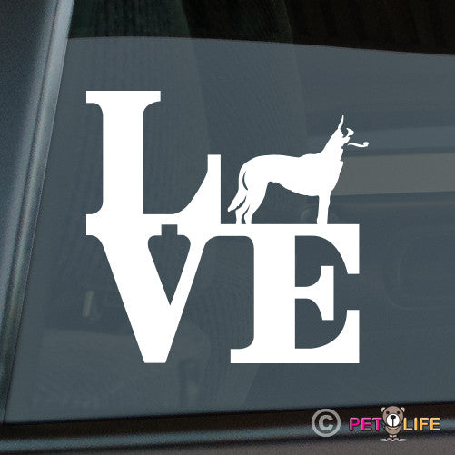 Love Belgian Sheepdogpark  Sticker