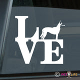 Love Belgian Sheepdogpark  Sticker