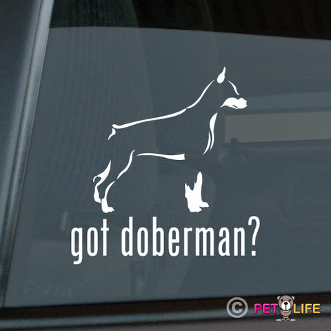 Got Doberman Sticker