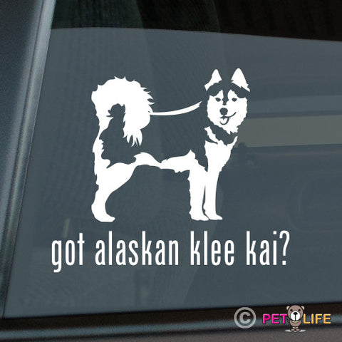 Got Alaskan Klee Kai Sticker