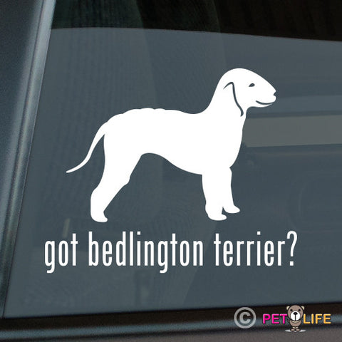 Got Bedlington Terrier Sticker