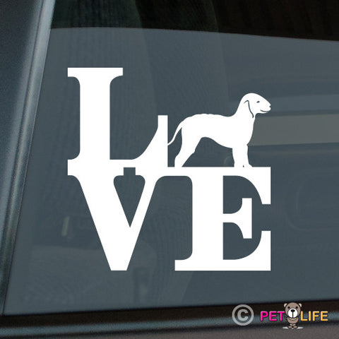 Love Bedlington Terrierpark  Sticker