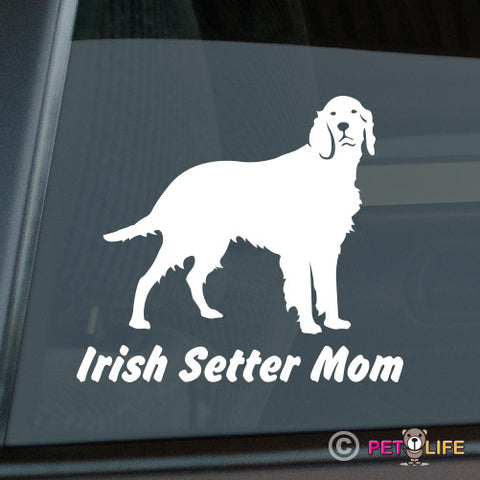 Irish Setter Mom Sticker