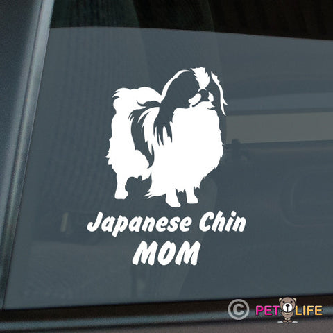 Japanese Chin Mom Sticker