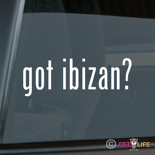 Got Ibizan Sticker