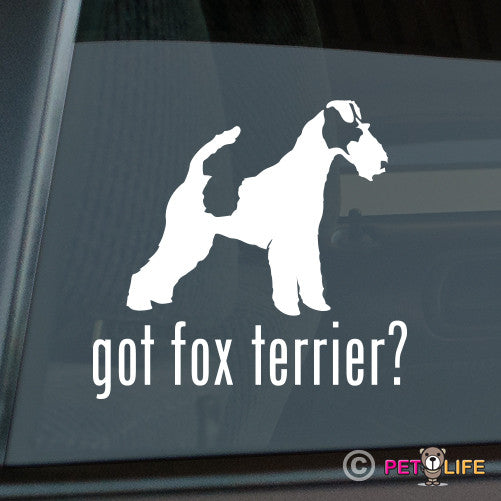 Got Fox Terrier Sticker