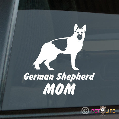 German Shepherd Mom Sticker