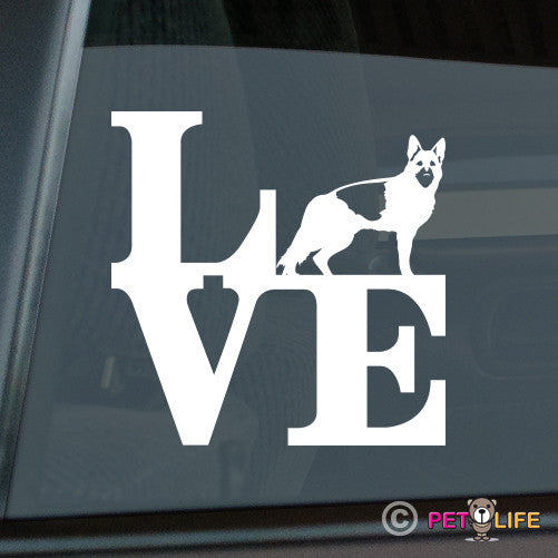 Love German Shepherdpark  Sticker