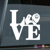 Love Keeshondpark Sticker