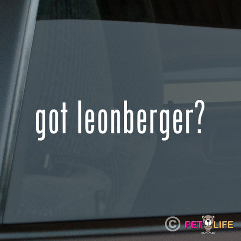 Got Leonberger Sticker