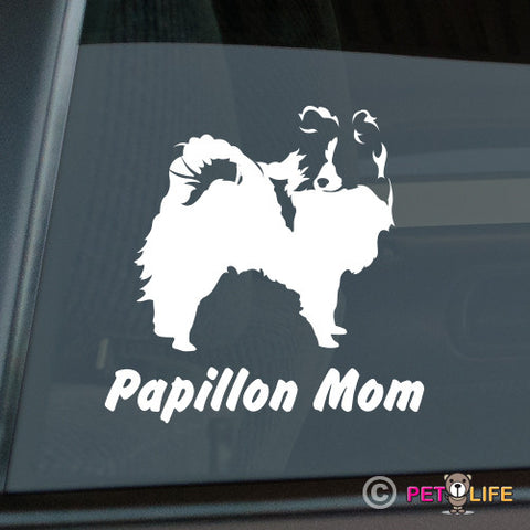 Papillon Mom Sticker
