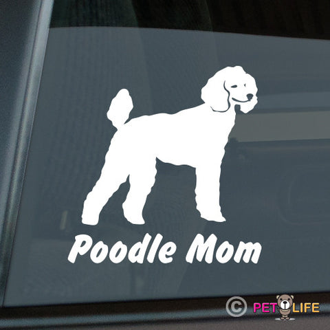 Poodle Mom Sticker