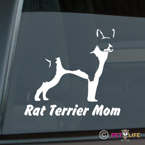 Rat Terrier Mom Sticker