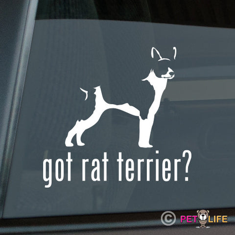 Got Rat Terrier Sticker