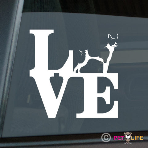 Love Rat Terrierpark Sticker