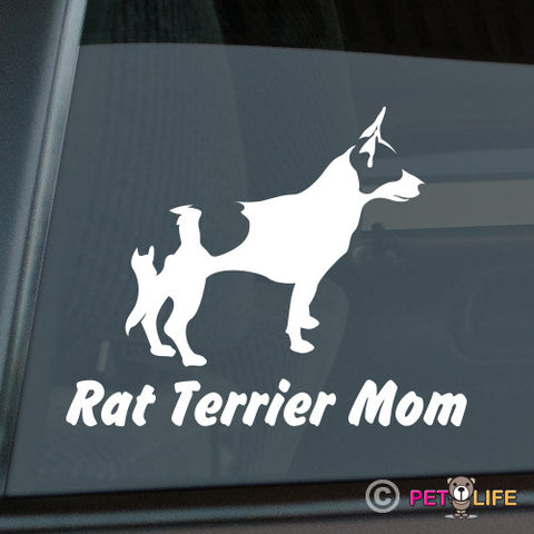 Rat Terrier Mom Sticker