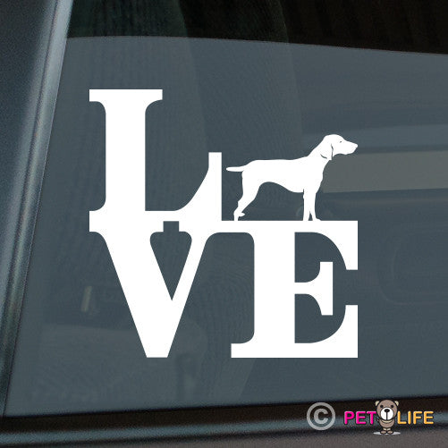 Love Weimaranerpark Sticker