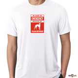In Case of Emergency Rescue My Italian Greyhound Tee Shirt