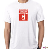 In Case of Emergency Rescue My Portuguese Water Dog Tee Shirt
