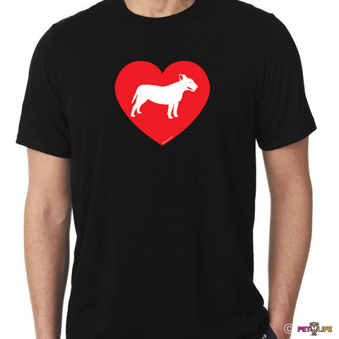 Love Bull Terrier Tee Shirt