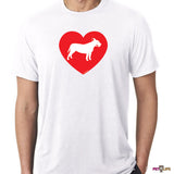 Love Bull Terrier Tee Shirt