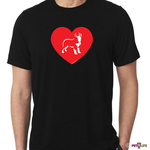 Love Bernese Mountain Dog Tee Shirt