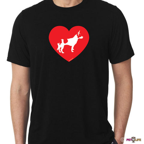 Love Rat Terrier Tee Shirt