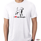I Love My Beagle Tee Shirt