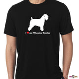 I Love My Wheaten Terrier Tee Shirt