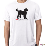I Love My Goldendoodle Tee Shirt