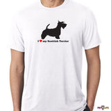 I Love My Scottish Terrier Tee Shirt
