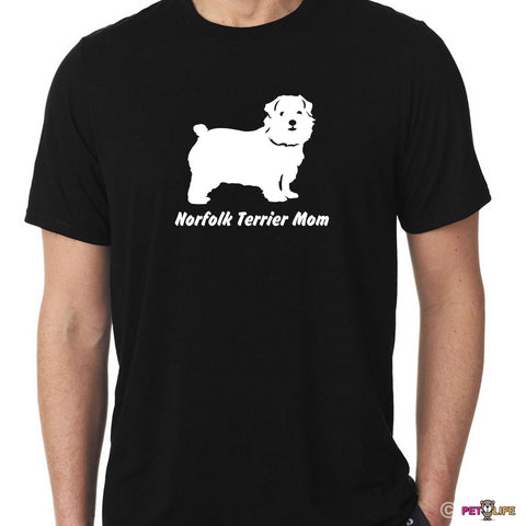 Norfolk Terrier Mom Tee Shirt