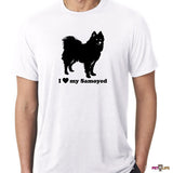 I Love My Samoyed Tee Shirt