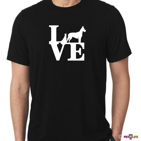 Love Great Dane Tee Shirt