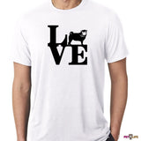 Love Pug Tee Shirt