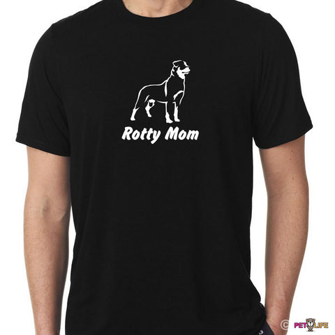 Rottweiler Mom Tee Shirt
