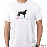 I Love My Belgian Sheepdog Tee Shirt