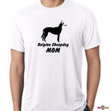 Belgian Sheepdog Mom Tee Shirt