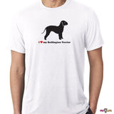I Love My Bedlington Terrier Tee Shirt