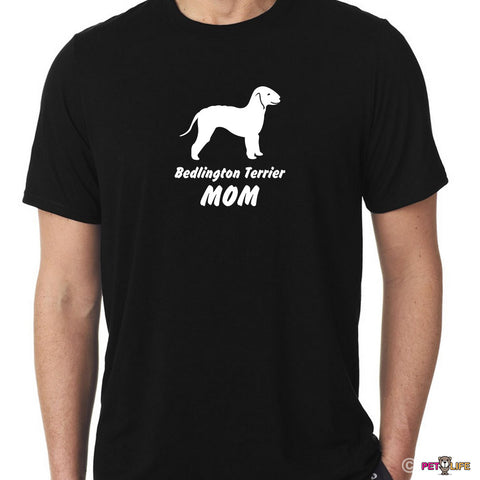 Bedlington Terrier Mom Tee Shirt