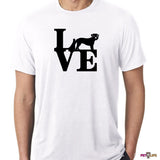 Love Border Terrier Tee Shirt