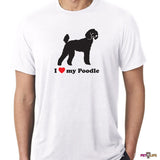 I Love My Poodle Tee Shirt