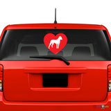 Love Dogo Argentino Sticker