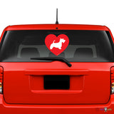 Love Scottish Terrier Sticker