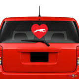 Love Greyhoundrunning  Sticker