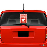 In Case of Emergency Rescue My Poodle Sticker