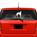 I Love My Italian Greyhound Sticker