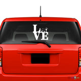 Love Basset Houndpark  Sticker